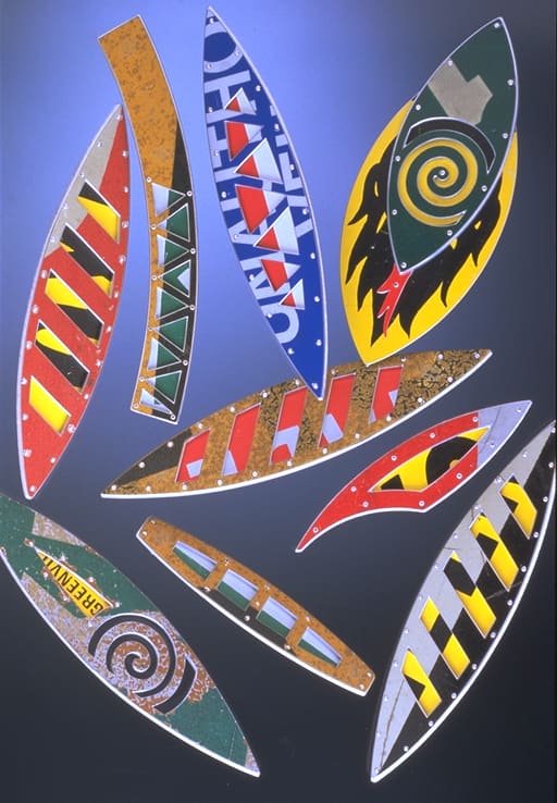 Double Layered Diatom Brooches