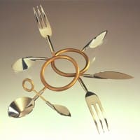 EAT WEAR wearable flatware