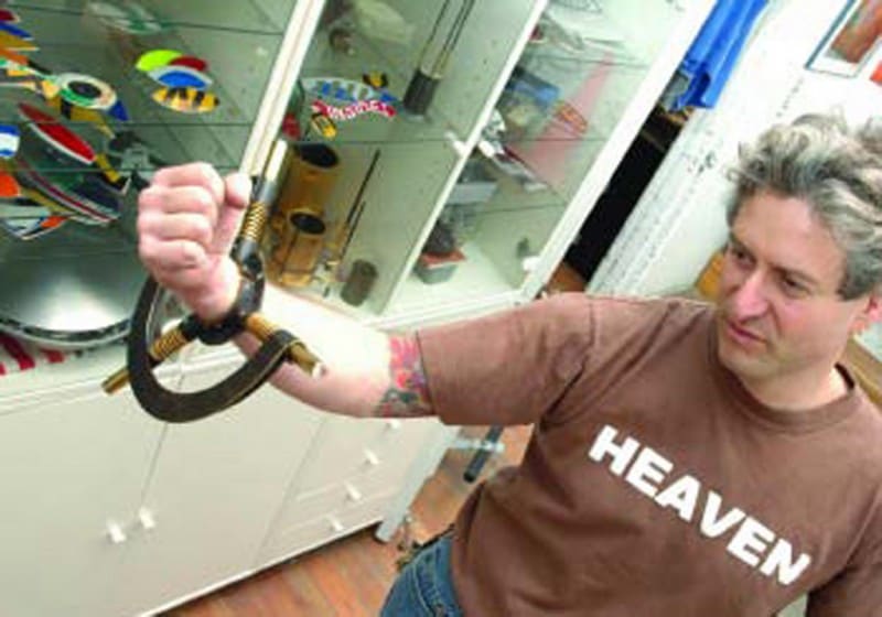 Caress Armform worn by the Artist