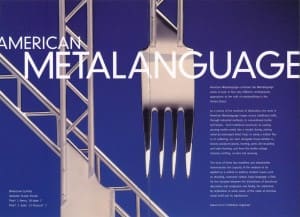 American Metalanguage