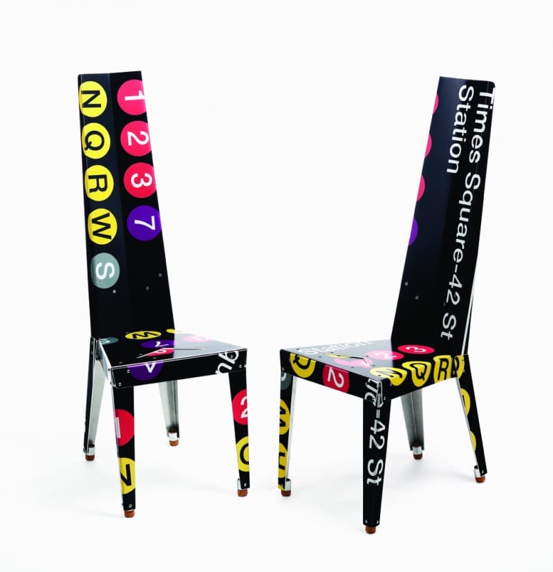 NYC Transit Chairs: Times Square/ 42nd Street Marker